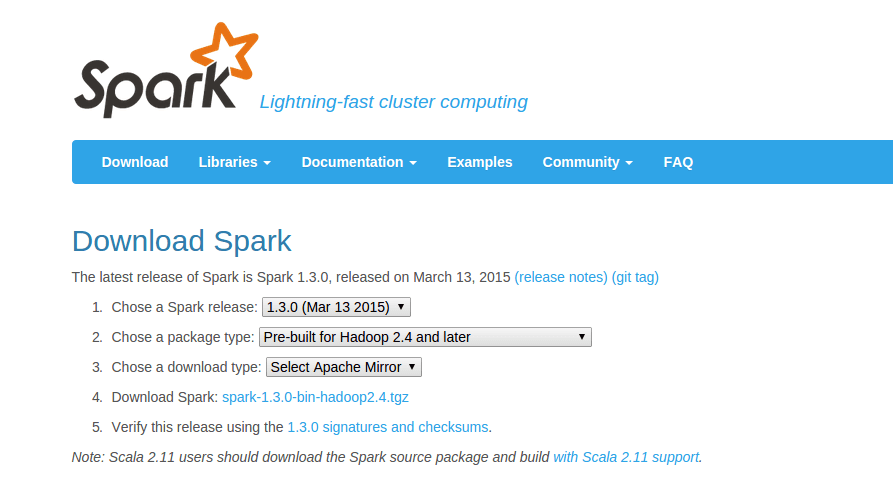 Cài đặt Apache Spark trên Ubuntu 14.04